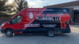Plumbing company van wrap