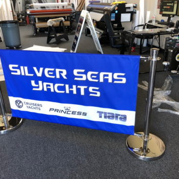 silver seas yachts outdoor banner