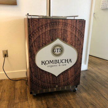 Decal for Kombucha kegerator created by SpeedPro 