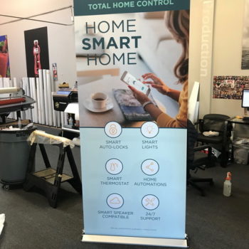 Pop-up display for Total Home Control created by SpeedPro