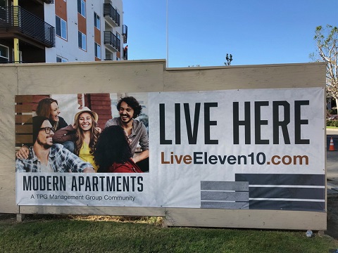 apartment banner for Eleven10