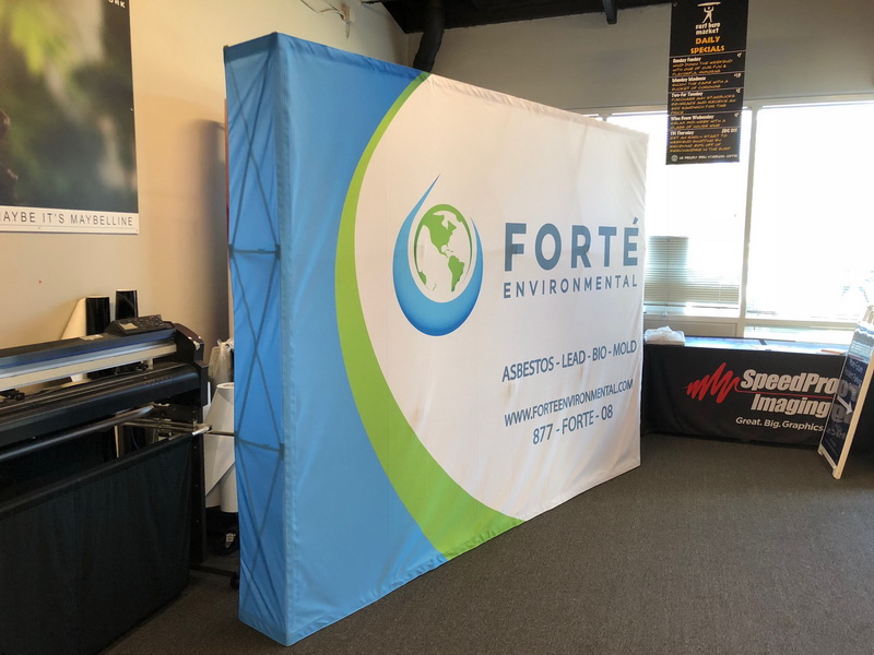 standing banner for Forte Environmental