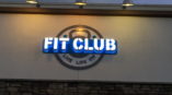 Wall graphic for Fit Club