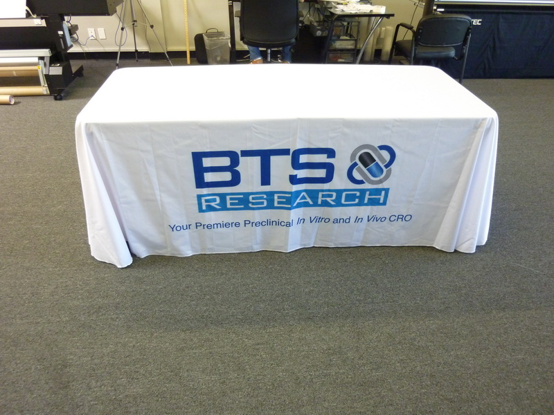 BTS Research custom tablecloth