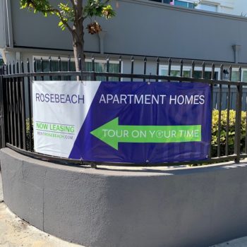 Apartment leasing banner