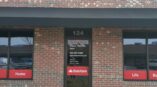 State Farm window and door text clings