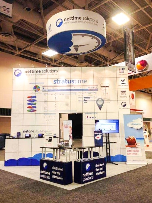 Nettime solutions trade show display