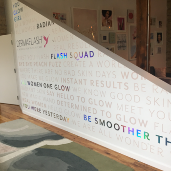 Dermaflash wall covering