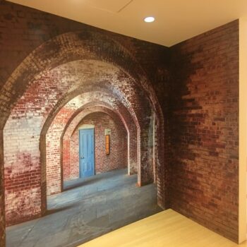 Brick wall wall mural