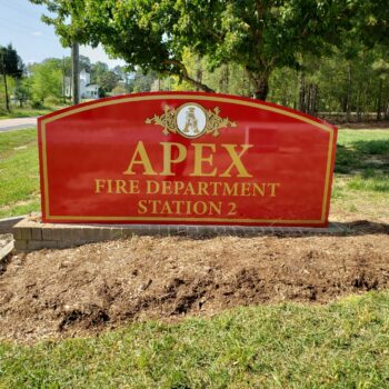 Columbus Fire Department outside sign