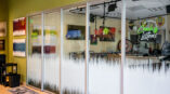Broadcasting or media company signage and graphics