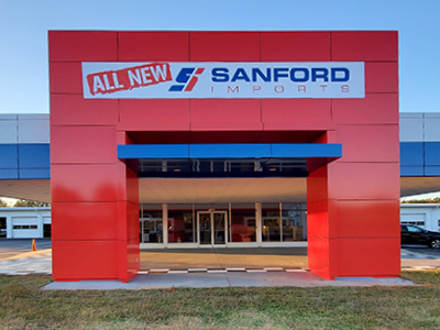 Sanford Imports_Building Wrap