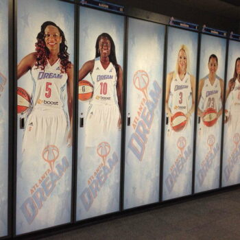 Athletic organization custom signage and banners