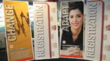 Popup banner display with custom graphics by Columbus sign company