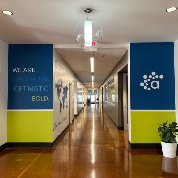 Retractable banner display with custom graphics