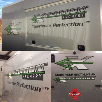 Xpedition Archery trailer decals