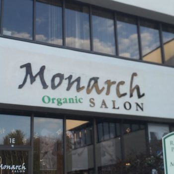 Monarch Salon outdoor sign