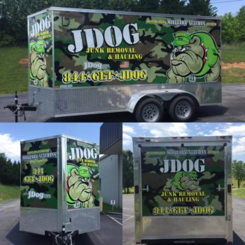 JDOG trailer wrap