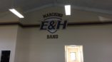 E&H marching band wall graphic
