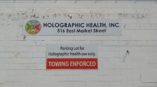 Holographic Health outdoor sign