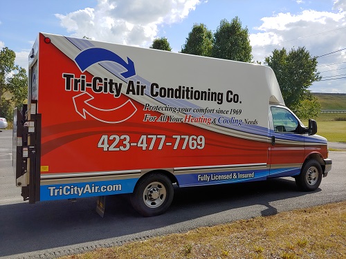 Tri-City Air Conditioning Co fleet wrap
