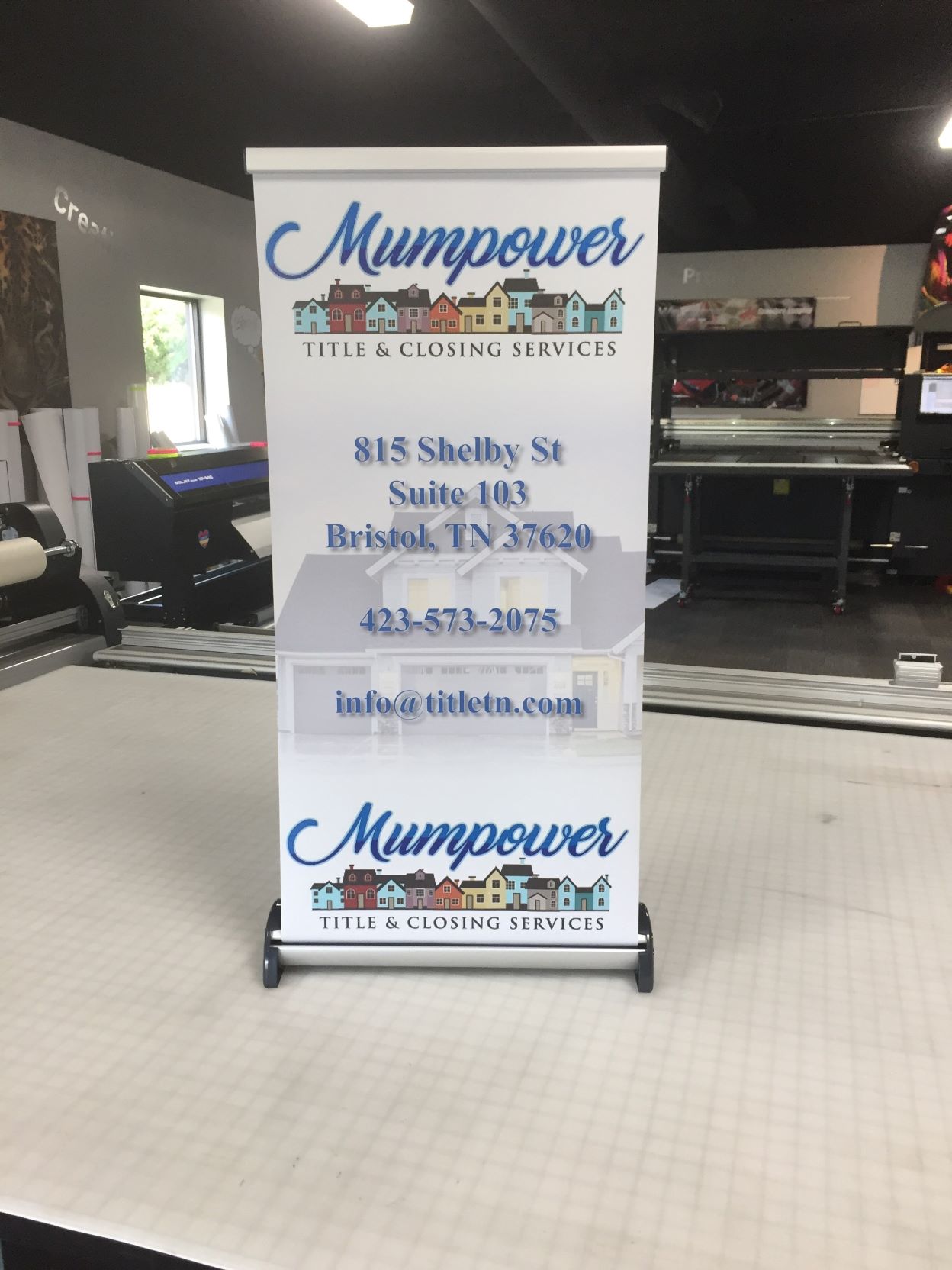 Tabletop Retractable Banner Stand, TN