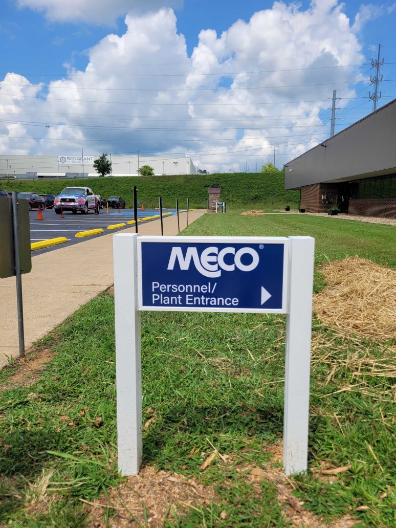 MECO Directional Yard Sign