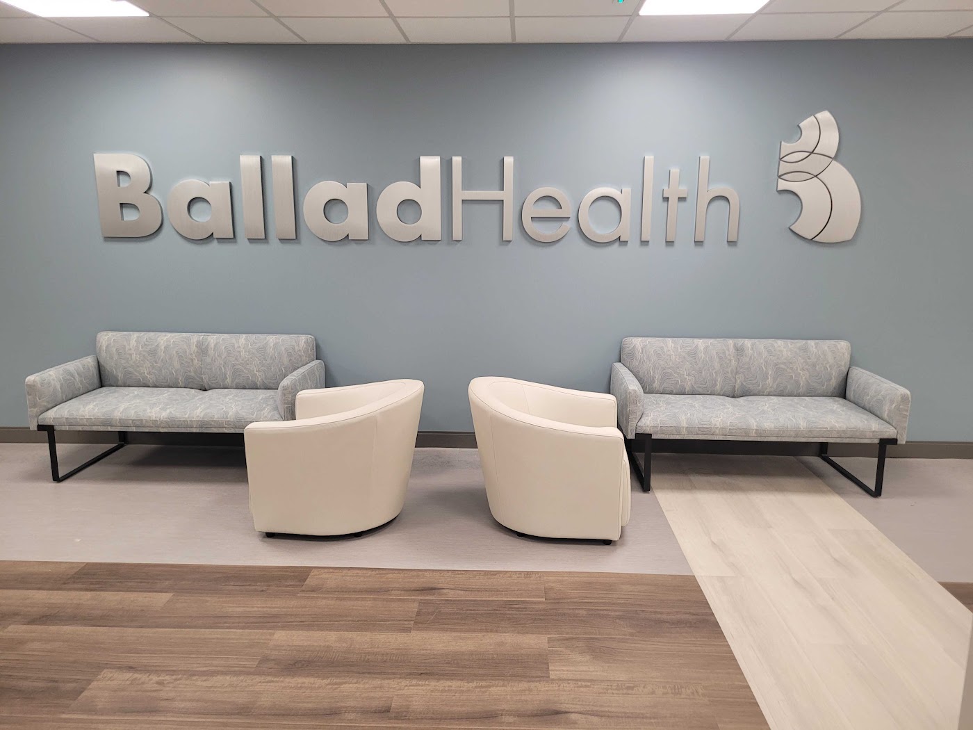 Brushed metal dimensional letters and logo wall sign in Tri-Cities - Bristol, Johnson City &