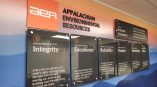 Dimensional wall signs with acrylic panels and logo on gradient background in Tri-Cities - Bristol,
