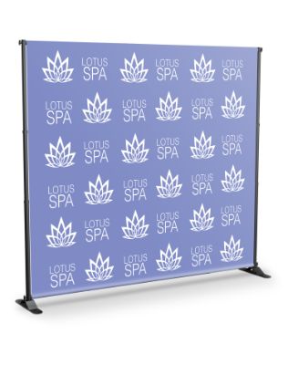Lotus Spa step and repeat banner
