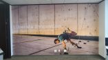 Custom wall mural installation Dallas