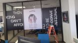 Dallas custom window graphic