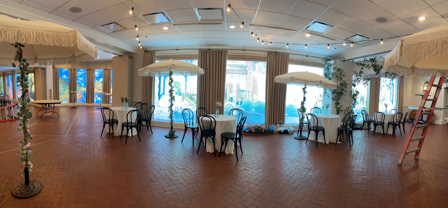 Professional event graphics work by Speed Pro Dallas