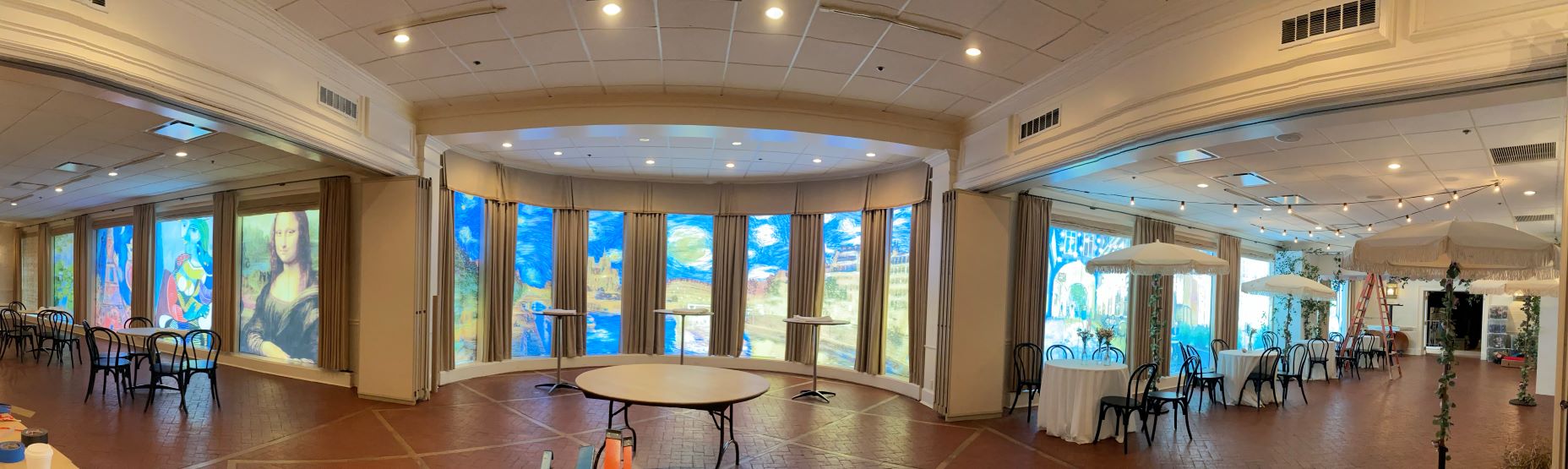 Speed Pro Dallas event graphics design on display