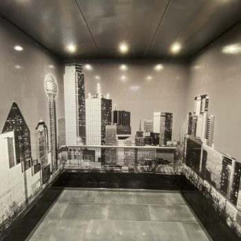 Vibrant wall mural by Speed Pro Dallas