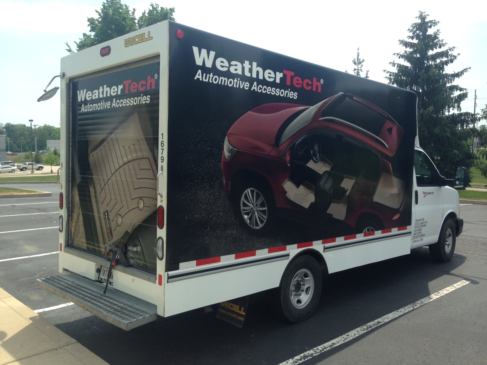 Weather Tech truck wrap graphics