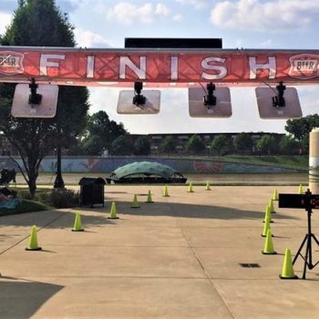 Finish sign for Beer 5K 