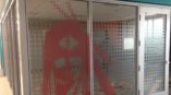 Native American Face in Frosted Glass Design