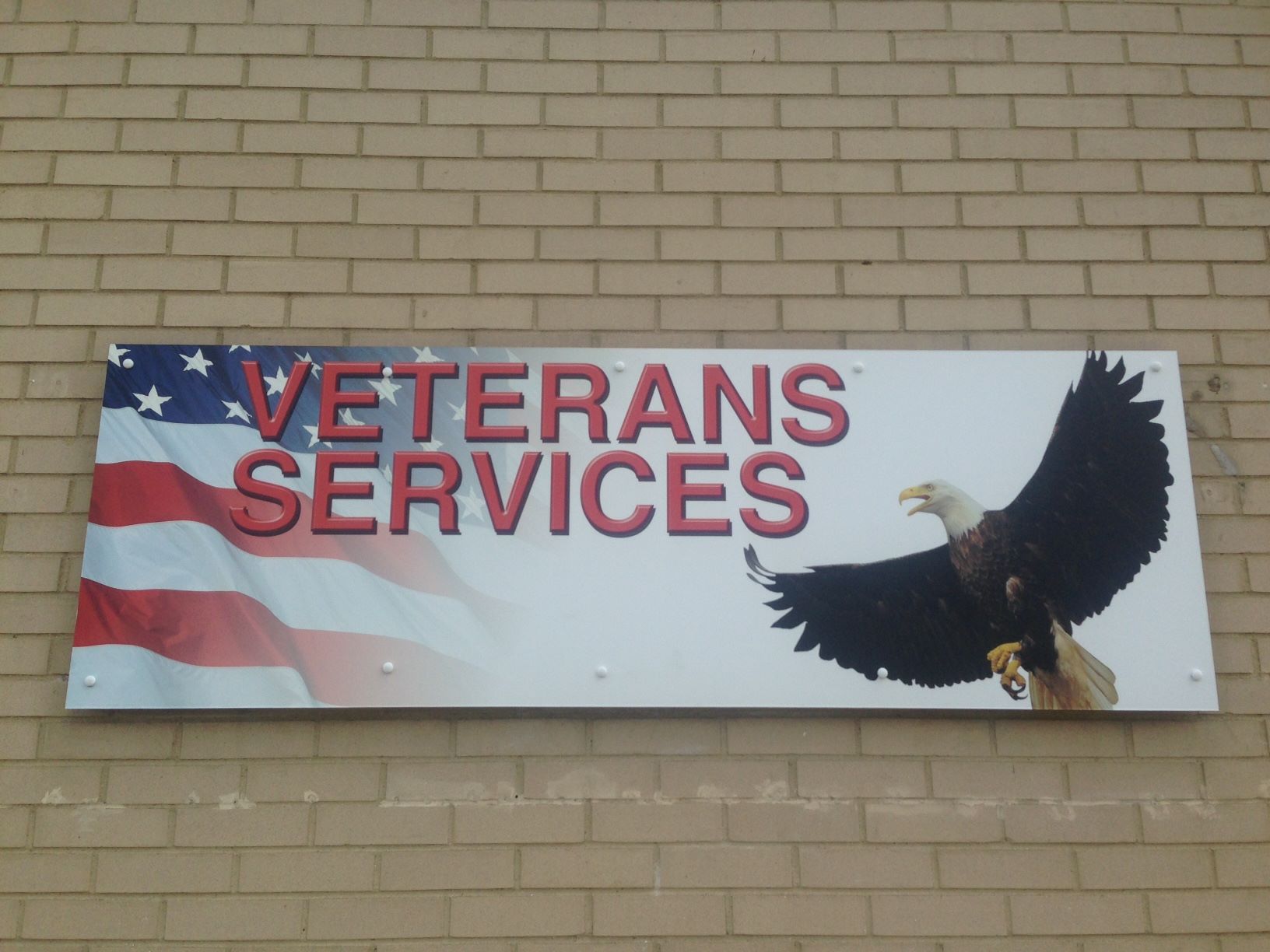 Veterans Services Outdoor Sign