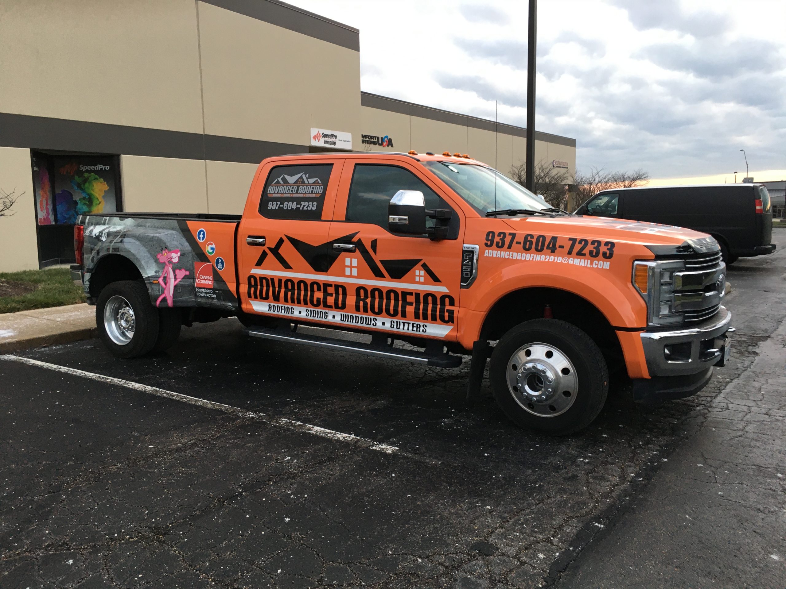 Roofing Company Vehicle Wraps