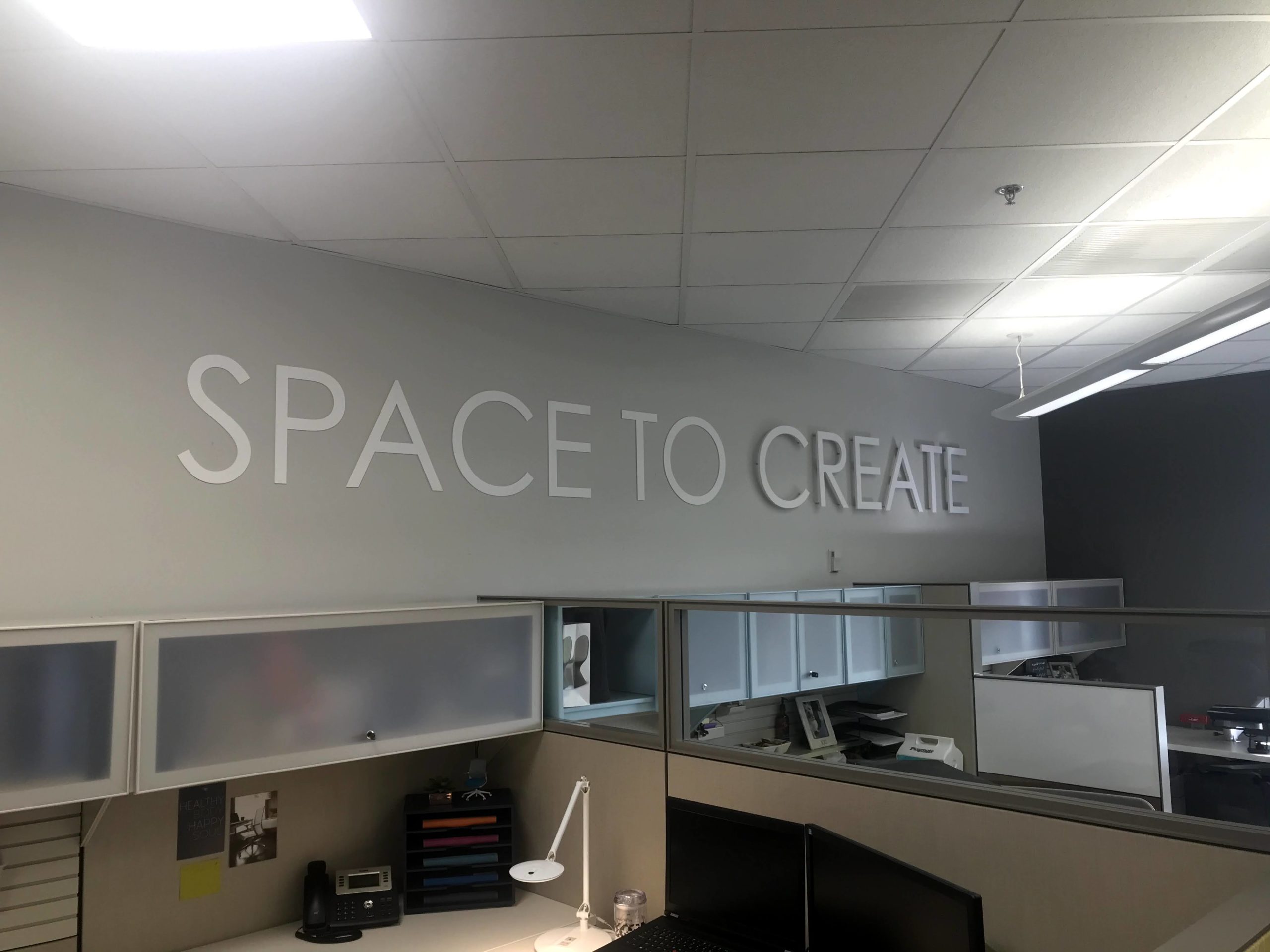Space to Create Office Cubicles