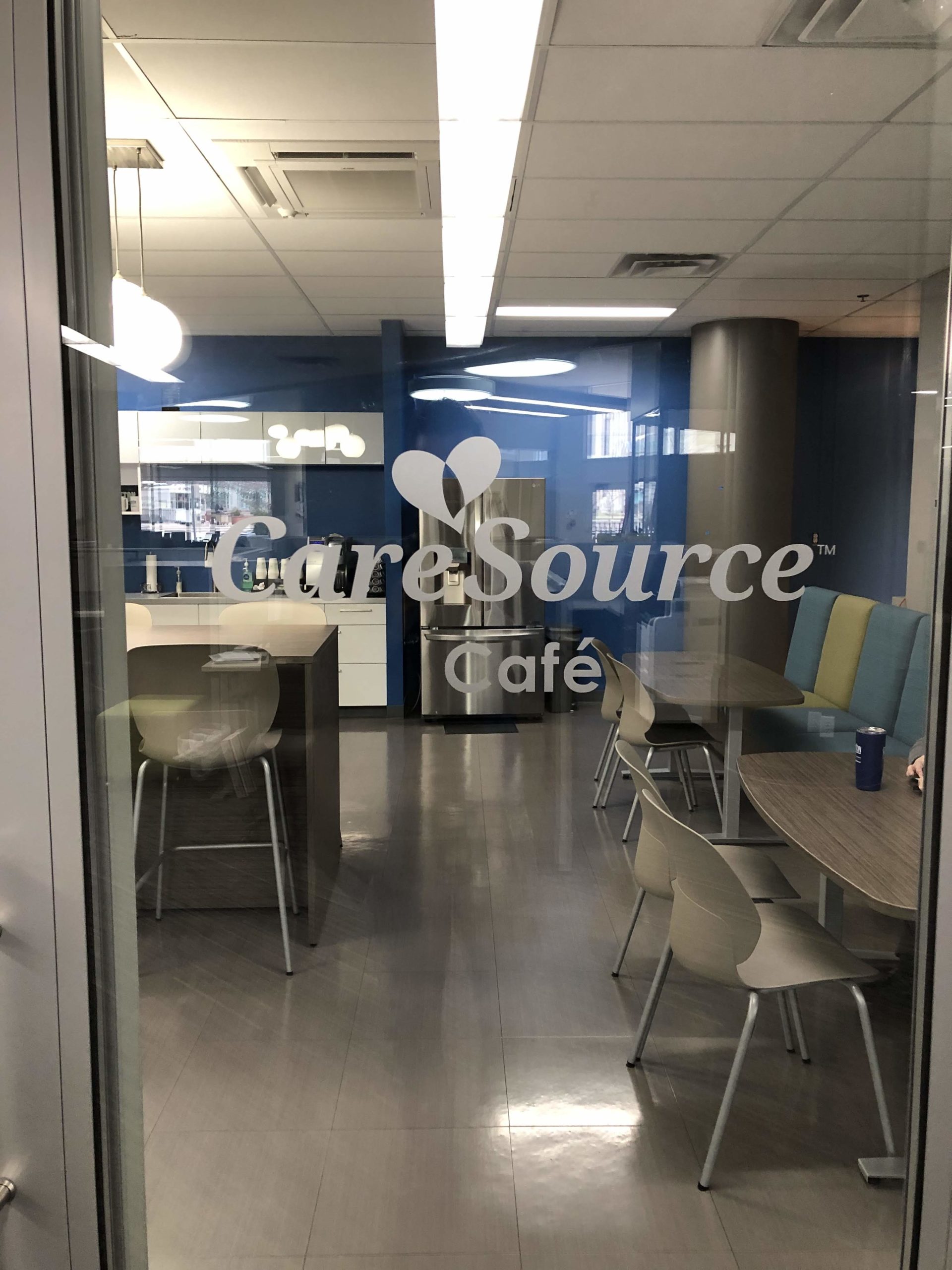CareSource Cafe Window Graphic