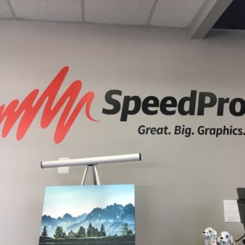 SpeedPro wall graphic