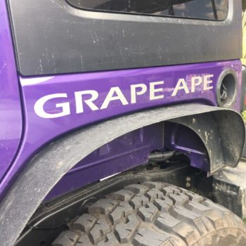 Purple Jeep decal