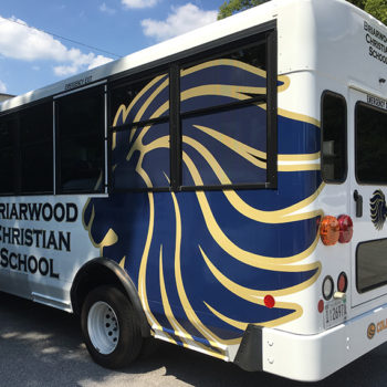 Briarwood Christian School vehicle wrap