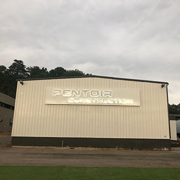 Pentoir Construction Sign