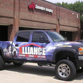 Alliance vehicle wrap