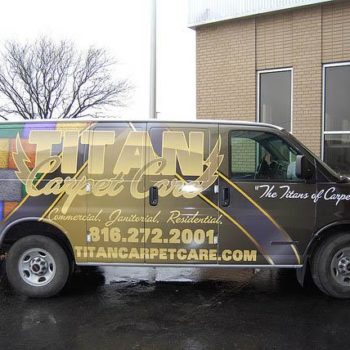 Titan Carpet Care vehicle wrap