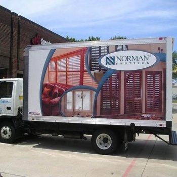 Norman Shutters vehicle wrap