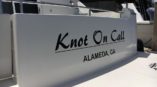 Knot on Call boat decal